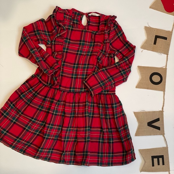H&M Girls ❤️ Plaid ❤️ dress - Picture 1 of 1